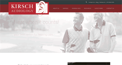 Desktop Screenshot of kirschaudiology.com